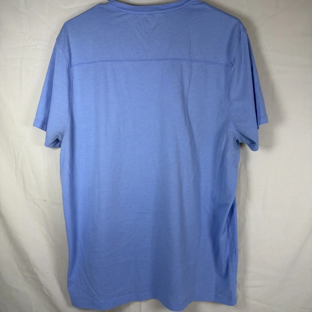 Banana Republic Blue Crew Neck T-Shirt Men's Size L Casual Short Sleeve Tee